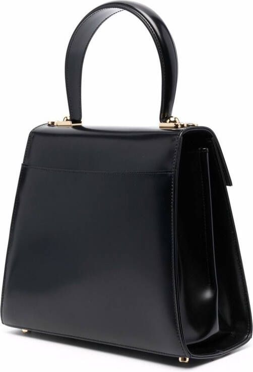 Ferragamo Gancini leren tas Zwart