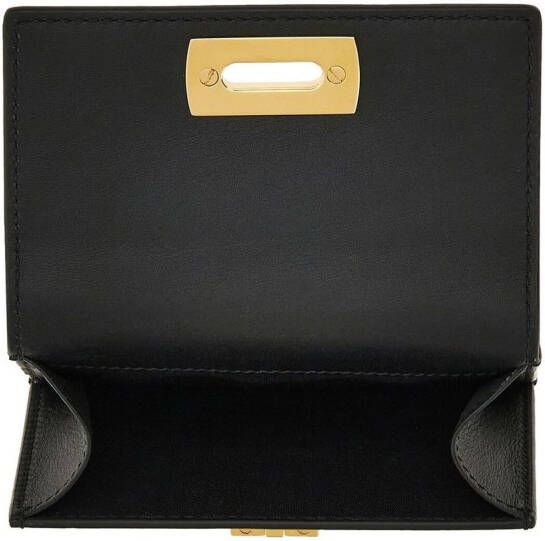 Ferragamo Gancini portemonnee met gesp Zwart