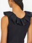 Ferragamo Gilet met ruche afwerking Zwart - Thumbnail 5