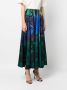 Ferragamo Midi-rok met print Groen - Thumbnail 3
