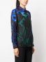 Ferragamo Blouse met grafische print Zwart - Thumbnail 3