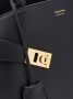 Ferragamo Hug leren shopper Zwart - Thumbnail 4