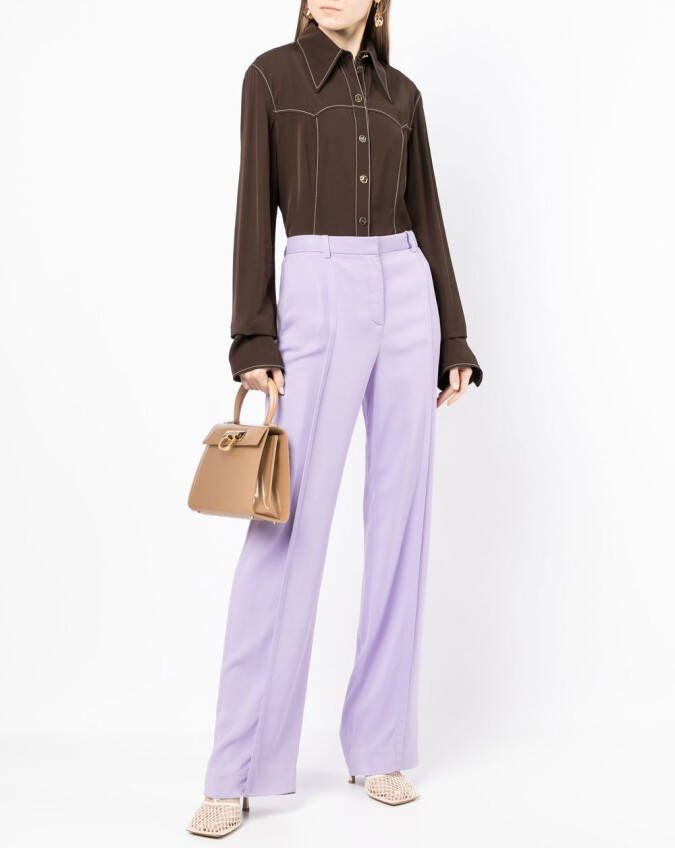 Ferragamo Iconic kleine tas Bruin