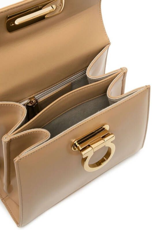 Ferragamo Iconic kleine tas Bruin