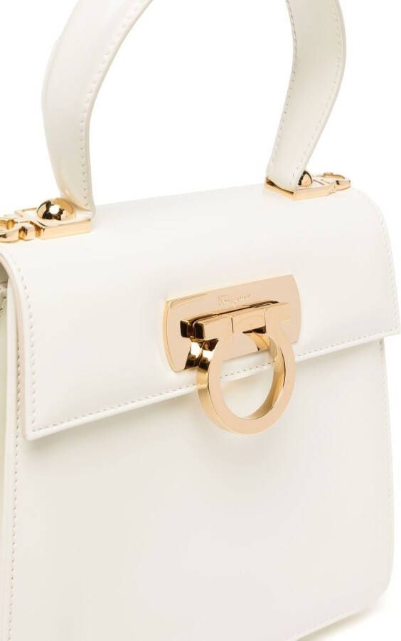 Ferragamo Iconic kleine tas Wit