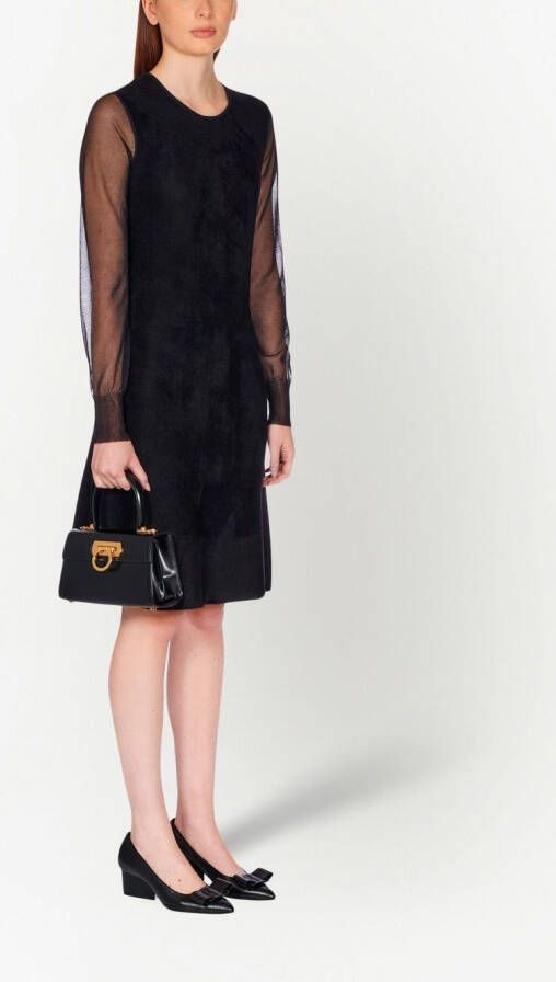 Ferragamo Iconic tas met handgreep Zwart