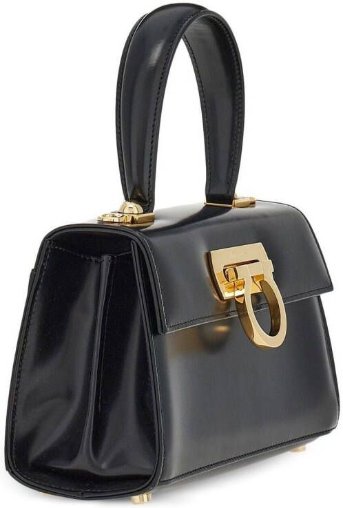 Ferragamo Iconic tas met handgreep Zwart
