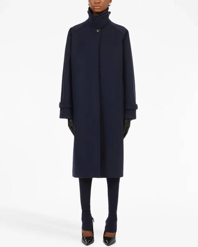 Ferragamo Jas met enkele rij knopen Blauw
