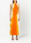 Ferragamo Jurk met abstracte print Oranje - Thumbnail 2
