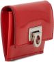 Ferragamo Leren pasjeshouder Rood - Thumbnail 3