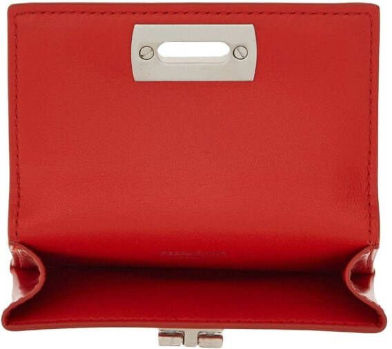 Ferragamo Leren pasjeshouder Rood