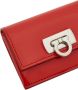 Ferragamo Leren pasjeshouder Rood - Thumbnail 5