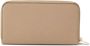Ferragamo Leren portemonnee Beige - Thumbnail 2