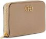 Ferragamo Leren portemonnee Beige - Thumbnail 3