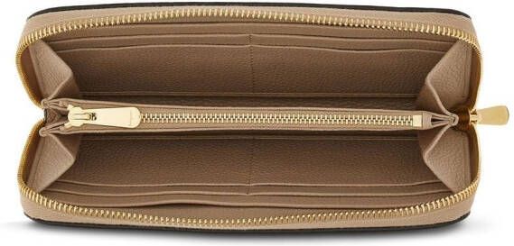 Ferragamo Leren portemonnee Beige