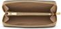Ferragamo Leren portemonnee Beige - Thumbnail 4