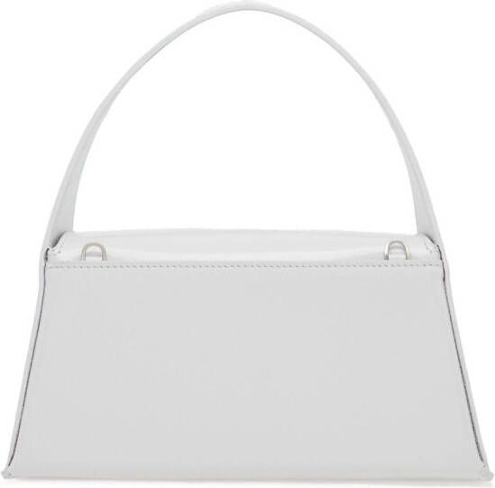 Ferragamo Leren schoudertas Wit