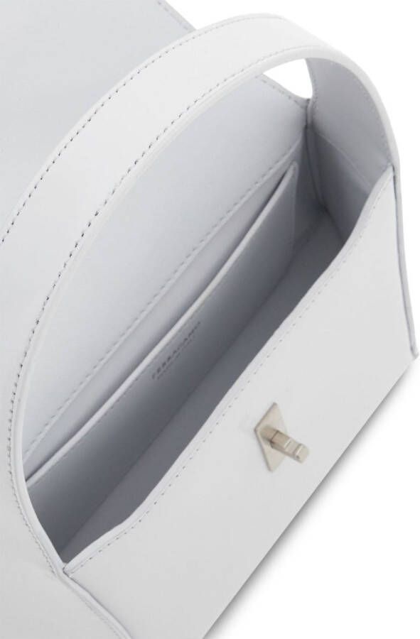 Ferragamo Leren schoudertas Wit