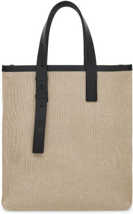 Ferragamo Leren shopper Beige