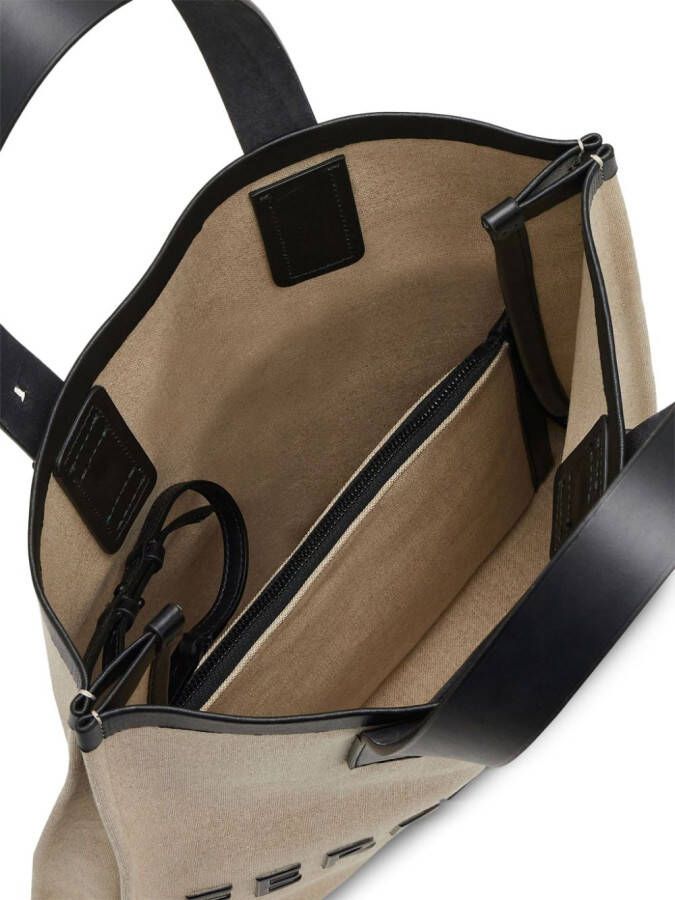 Ferragamo Leren shopper Beige