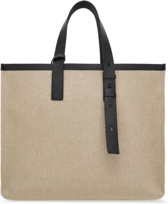 Ferragamo Leren shopper Beige