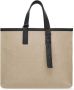 Ferragamo Leren shopper Beige - Thumbnail 3