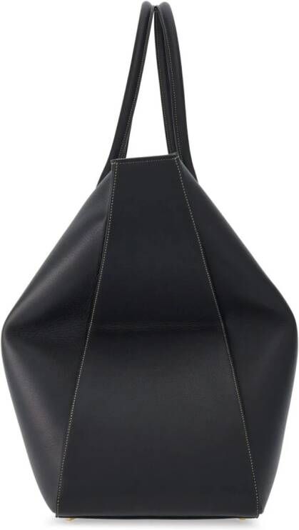 Ferragamo Leren shopper Zwart