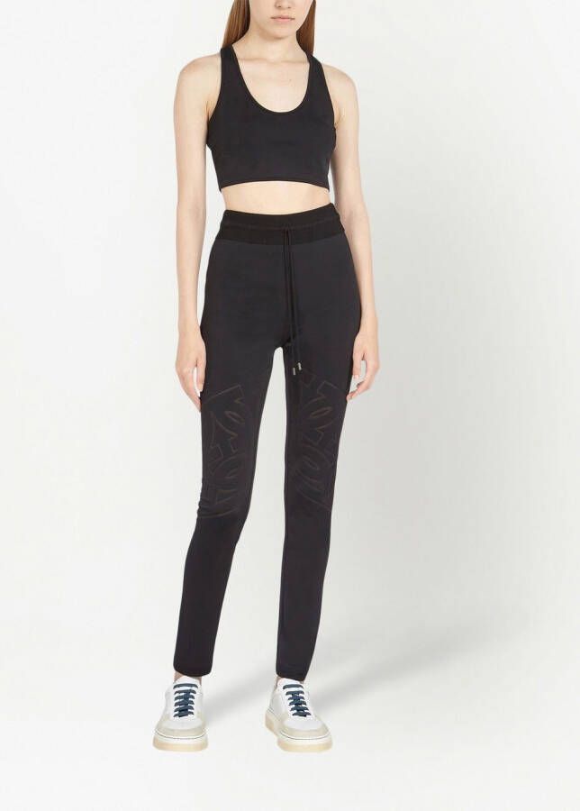 Ferragamo Legging met trekkoord Zwart