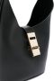 Ferragamo Schoudertas met gegraveerd logo Zwart - Thumbnail 4