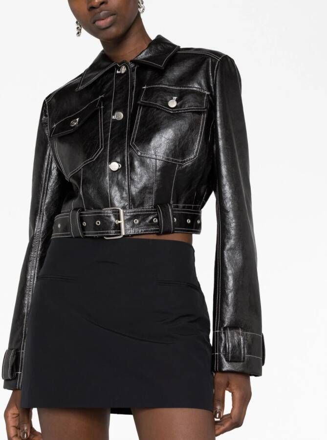 Ferragamo Low waist mini-rok Zwart