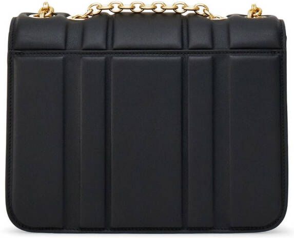 Ferragamo Gancini leren schoudertas Zwart