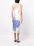 Ferragamo Midi-jurk met bloemenprint Wit - Thumbnail 4