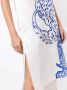 Ferragamo Midi-jurk met bloemenprint Wit - Thumbnail 5