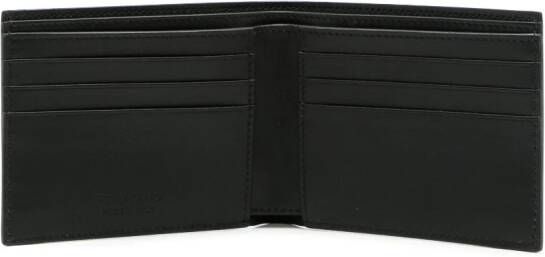 Ferragamo Portemonnee met logoplakkaat Zwart