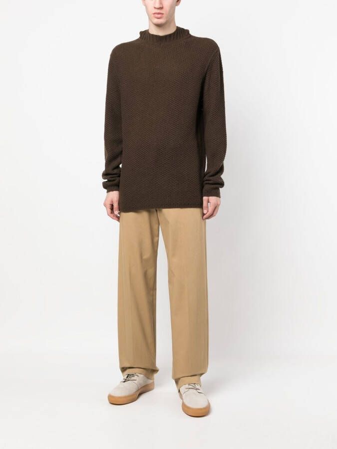 Ferragamo Gebreide trui Bruin