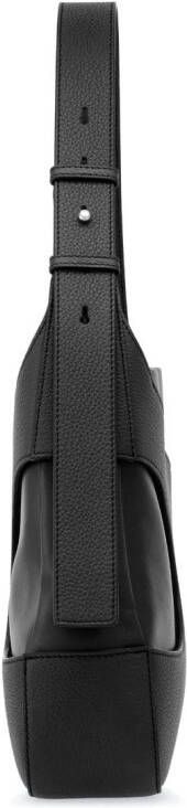 Ferragamo Schoudertas met uitgesneden details Zwart