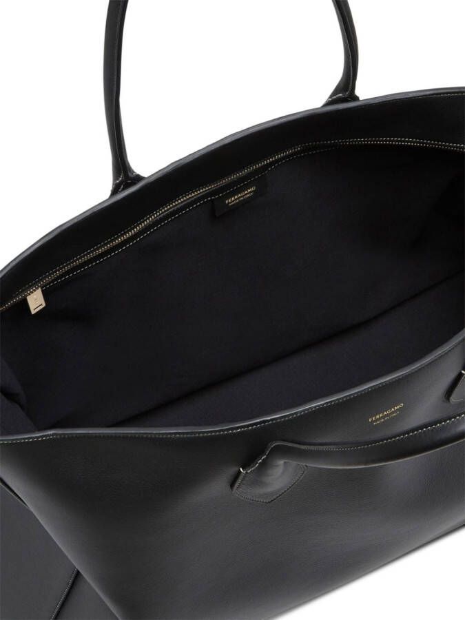 Ferragamo Shopper met logoprint Zwart