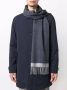Ferragamo Sjaal met geborduurd logo Blauw - Thumbnail 1