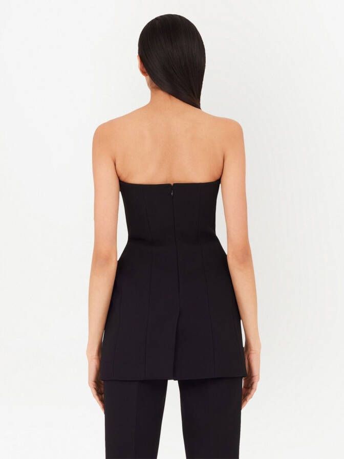 Ferragamo Strapless top Zwart