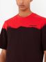 Ferragamo T-shirt met colourblocking Rood - Thumbnail 5