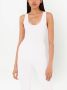 Ferragamo Tanktop met diepe ronde hals Wit - Thumbnail 3