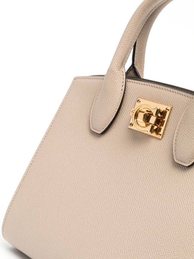 Ferragamo The Studio kleine shopper Beige
