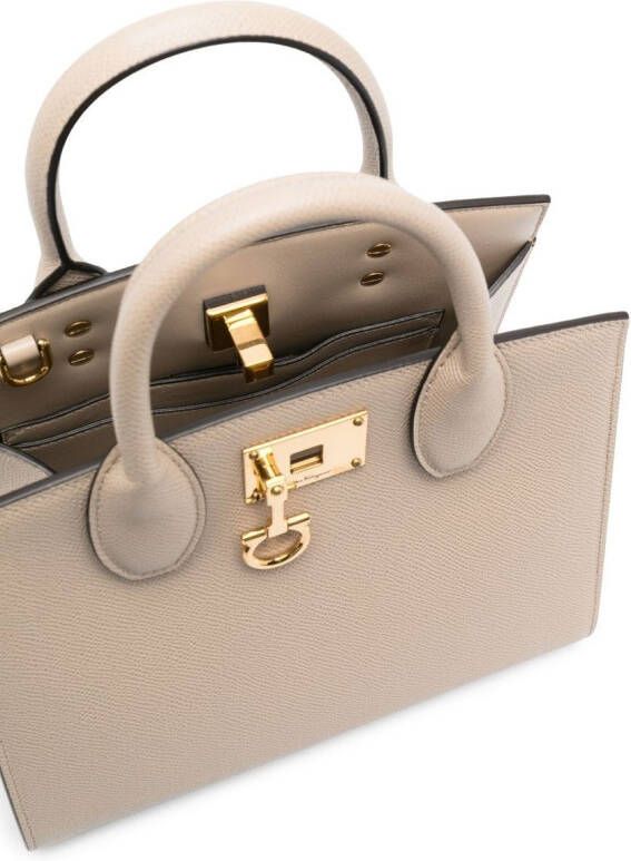 Ferragamo The Studio kleine shopper Beige