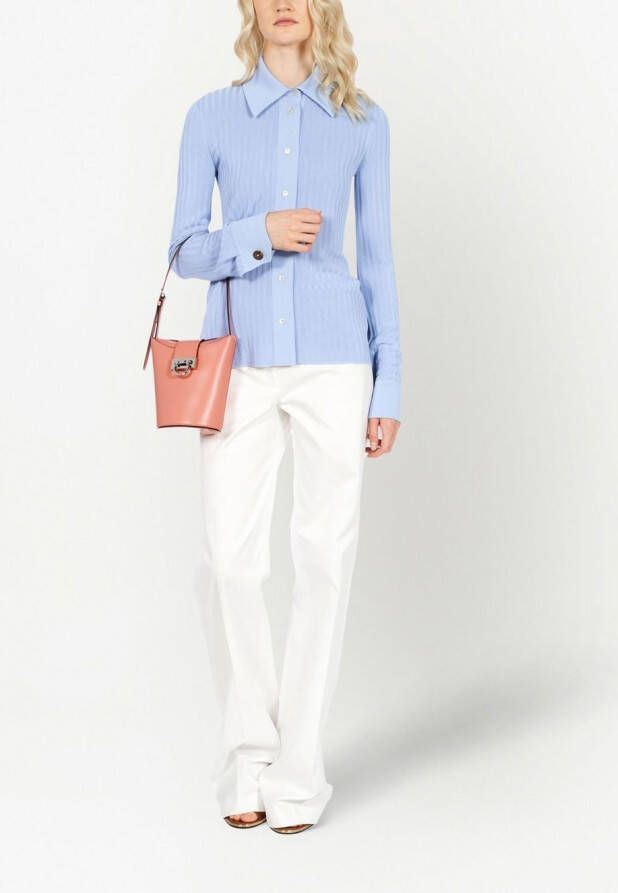 Ferragamo Trifolio kleine schoudertas Roze
