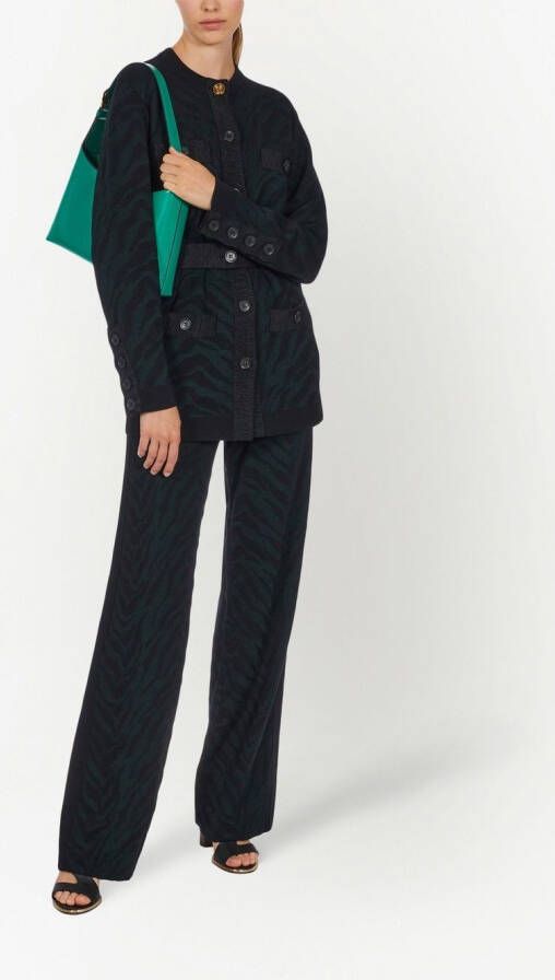 Ferragamo Trifolio schoudertas Groen