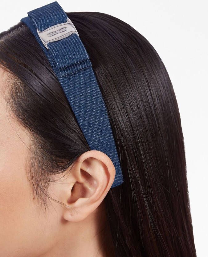 Ferragamo Haarband met strik Blauw