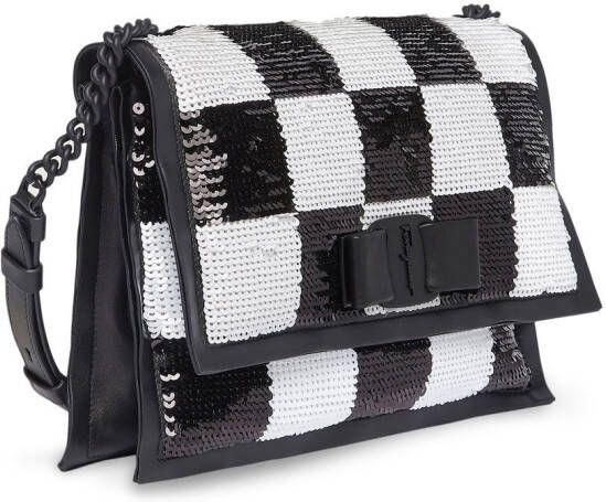 Ferragamo Viva Bow schoudertas Wit