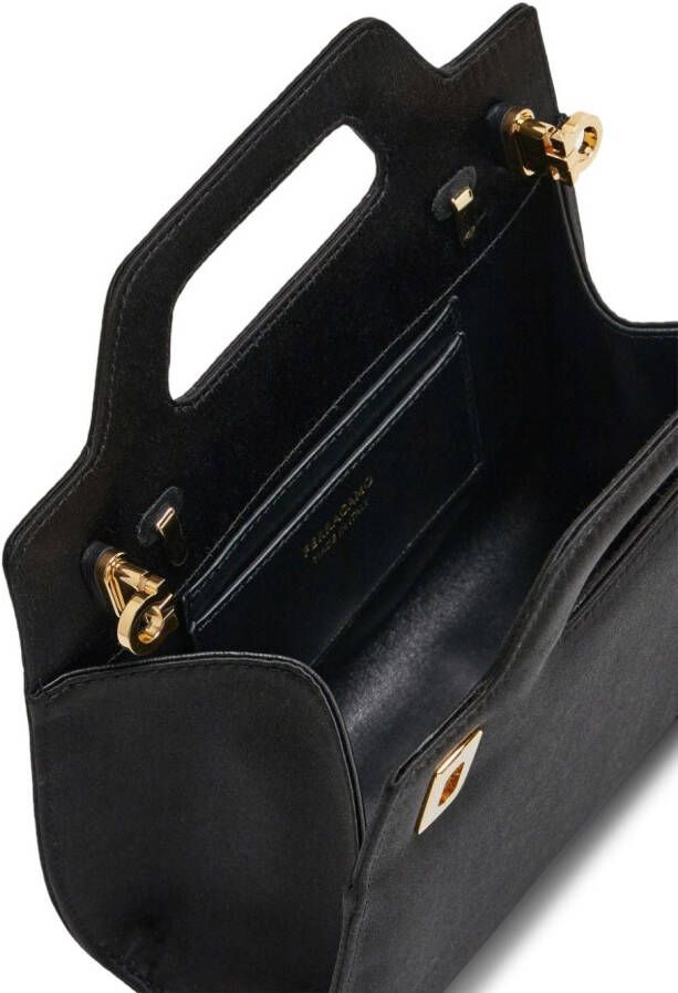 Ferragamo Wanda Gancini tas met gesp Zwart