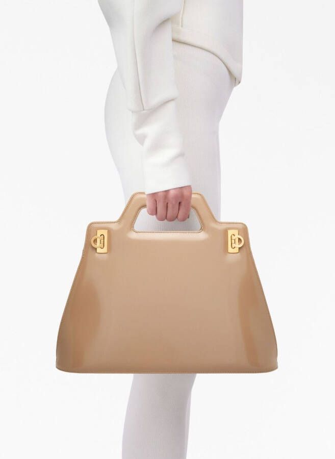 Ferragamo Wanda shopper Beige
