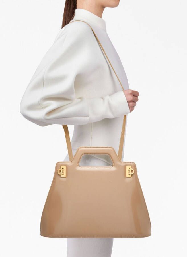 Ferragamo Wanda shopper Beige